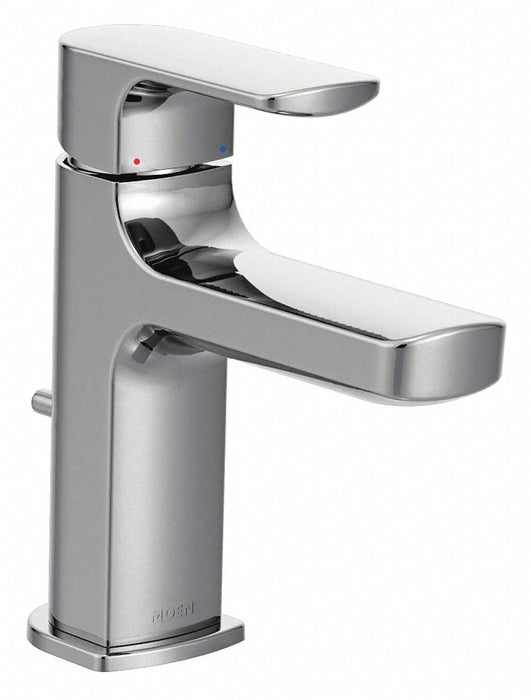 Straight Chrome Moen Rizon Brass 1.2gpm