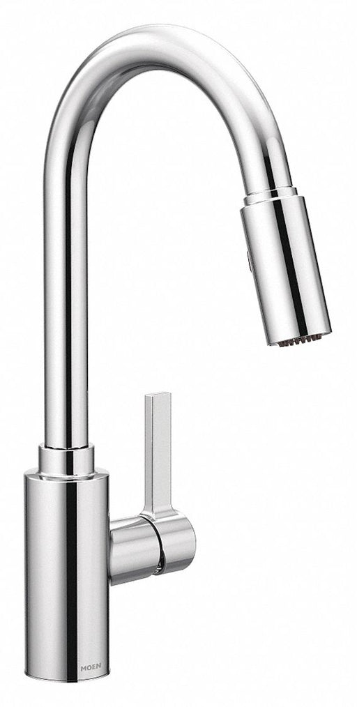 Gooseneck Chrome Moen Gena Brass 1.5gpm