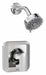 Shower Trim Kit Flat Circle 1.75 gpm