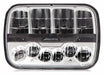 Headlight 1100 lm 3-29/32 W LED Black
