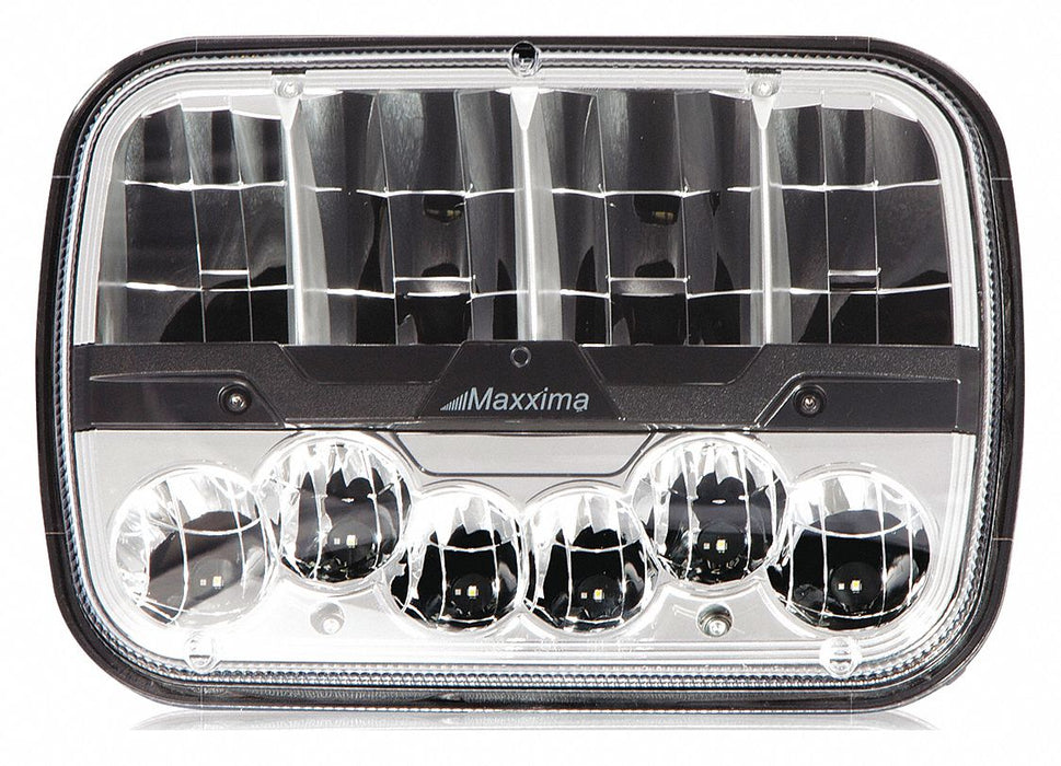 Headlight 1100 lm 3-29/32 W LED Black