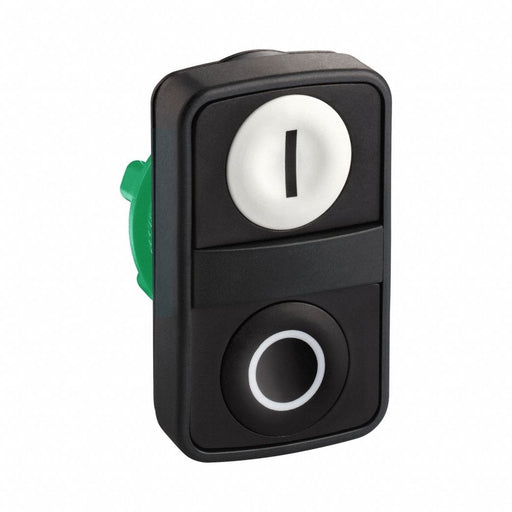 MultiheadOperator Blk Wht NonIllum 22mm