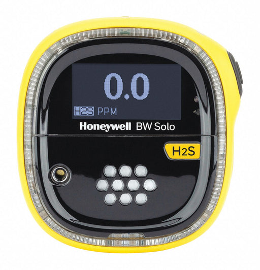 Single Gas Detector Black/Yellow 2-5/8 H