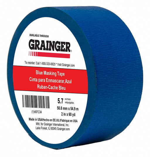 Masking Tape 2 W 60 yd L Blue