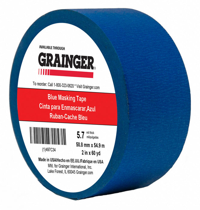 Masking Tape 2 W 60 yd L Blue