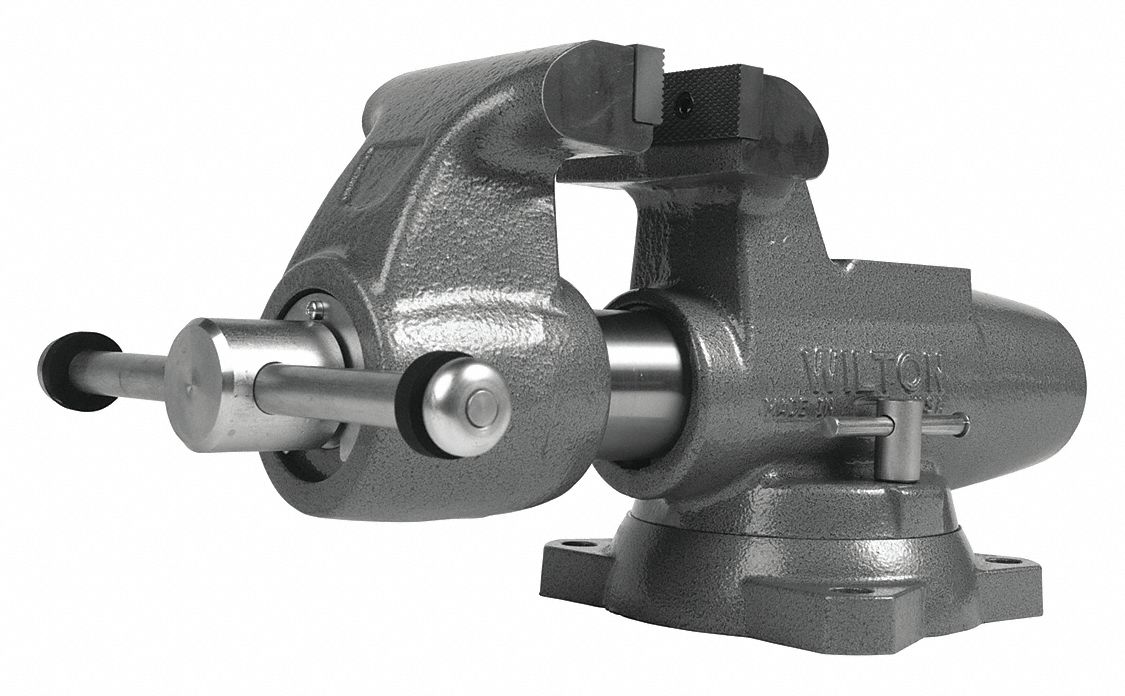 Machinist s Vise Serrated Jaw 12 L