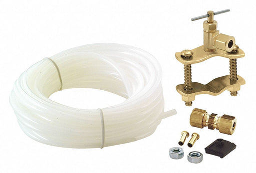 Water Connector Kit Polyethylene Silver