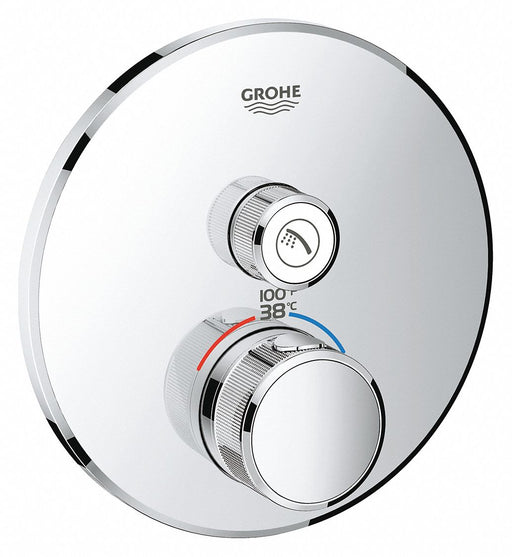 Sngl Func Thermostatic Trim Grohe Chrome