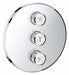 Triple Volume Control Trim Grohe Chrome