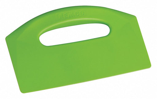 F8460 Bench Scraper Item LmGrn Blade 8-1/2 W