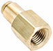 Strt Brass Push-Fit3/8in FNPT1/4in