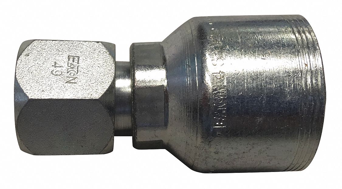 Crimp Fitting 2 I.D. 2-1/2 F JIC