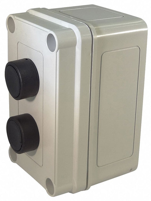 ControlStation 2PushButtons Blk 1NO/1NC