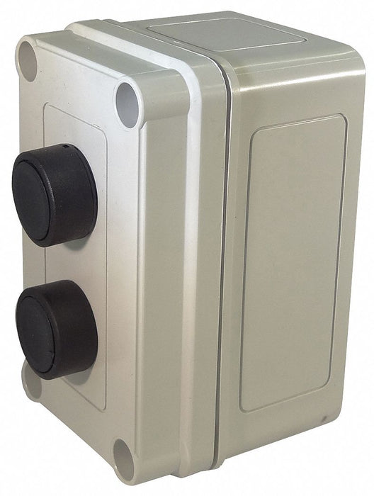 ControlStation 2PushButtons Blk 1NO/1NC