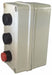 Control Station 3 Push Buttons Blk/Red