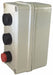 Control Station 3 Push Buttons Blk/Red