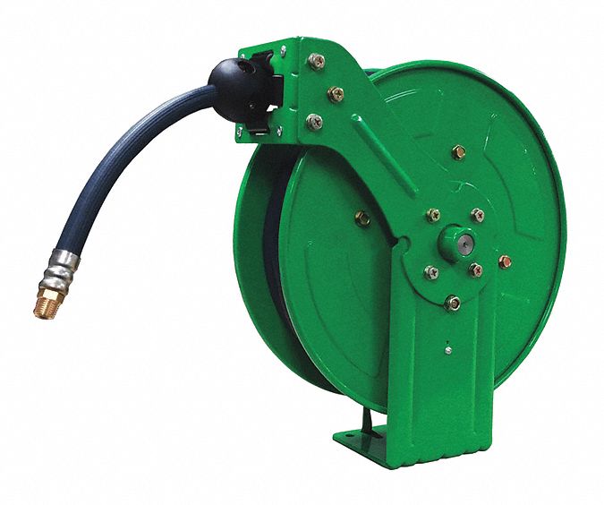 Spring Return Hose Reel 1/4 MNPT 25 ft