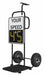 LEDRadarSpeedDisplaySign White Battery