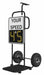 LEDRadarSpeedDisplaySign White Solar