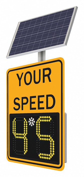 LED Radar Speed Sign Aluminum 29 x 23 