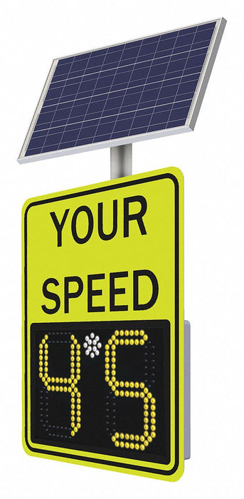 LED Radar Speed Sign Aluminum 29 x 23 
