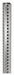 Sign Post Silver Steel 10 ft L
