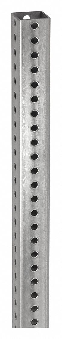 Sign Post Silver Steel 10 ft L