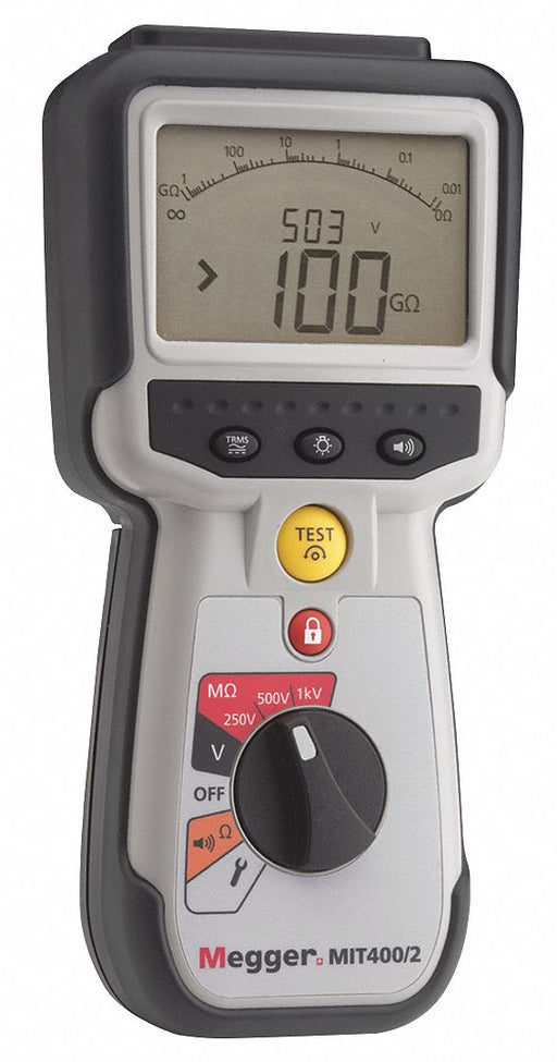 Megohmmeter 250/500/1000V DC LCD Case