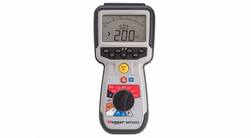 Megohmmeter 50 to 1000V DC Backlit LCD
