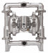 DblDiaphPmp Tri-Clamp PTFE/SStl 1 54gpm