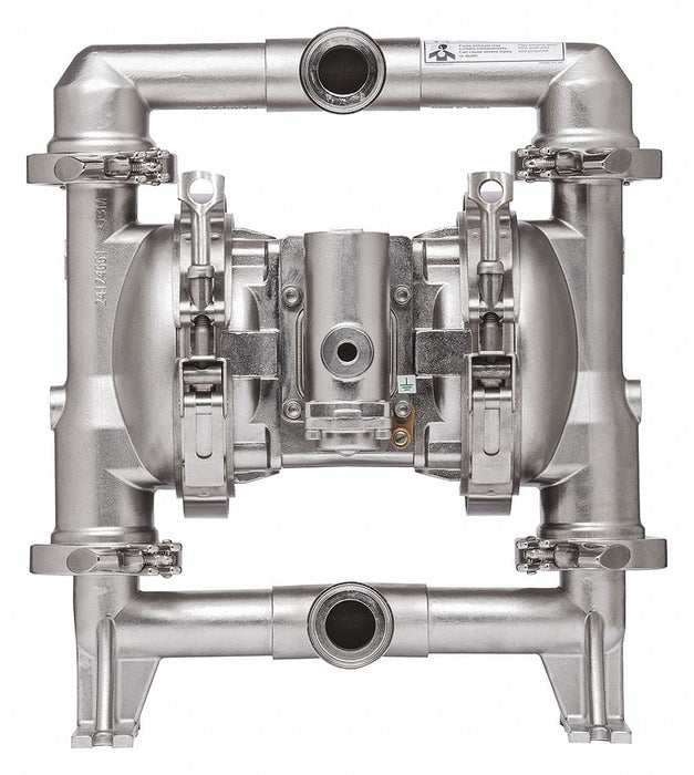 DblDiaphPmp Tri-Clamp TPV/SStl 1 54gpm