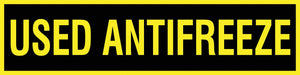 Safety Label 2.25in x 9in Vinyl