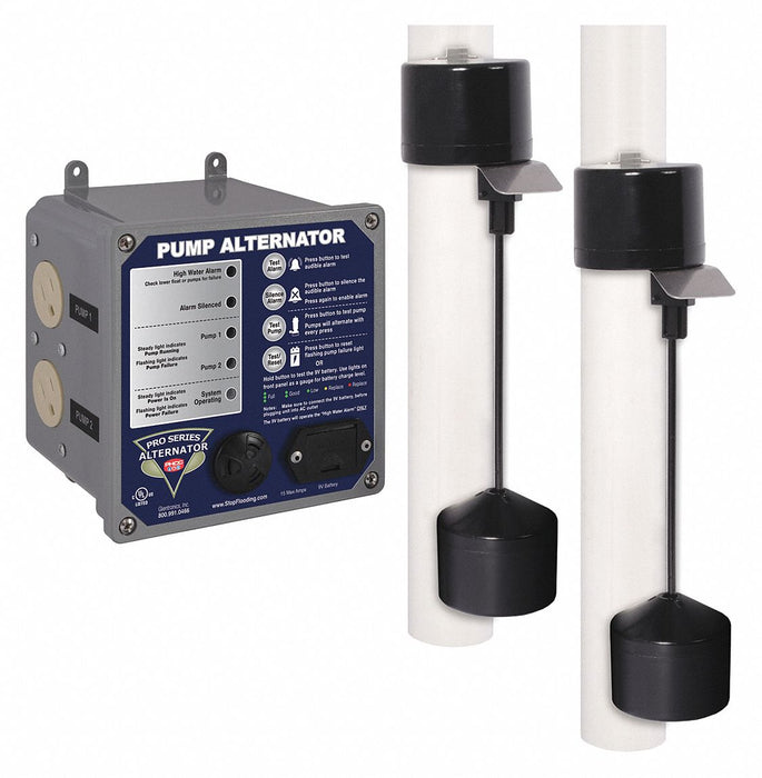 Vertical Float Piggyback 115VAC