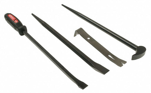 Pry Bar Set Pieces 4 Steel 20-1/4 in L