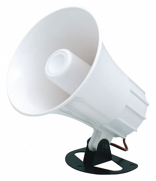 Weatherproof Alarm Siren 5-1/4 H White