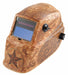 Welding Helmet Tan Ratchet Plastic