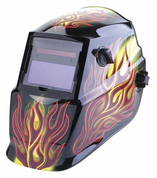 Welding Helmet Brown Ratchet Plastic