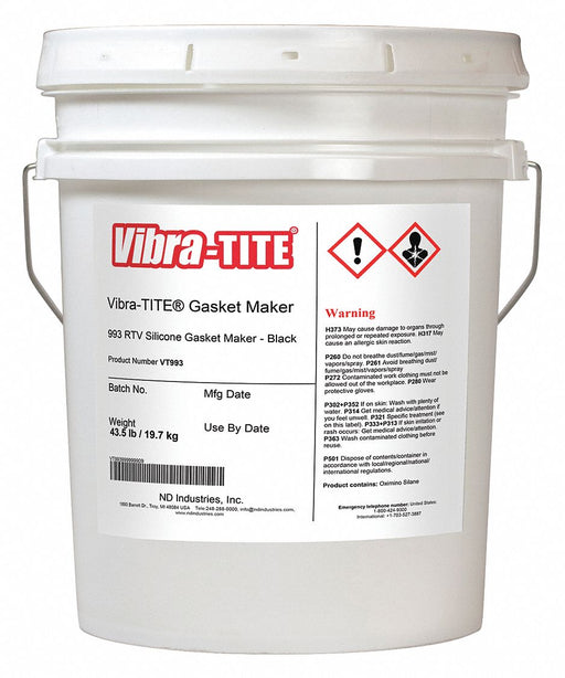 Gasket Sealant 4.5 gal Black