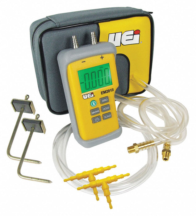 Air Manometer Kit -60 in wc to 60 in wc