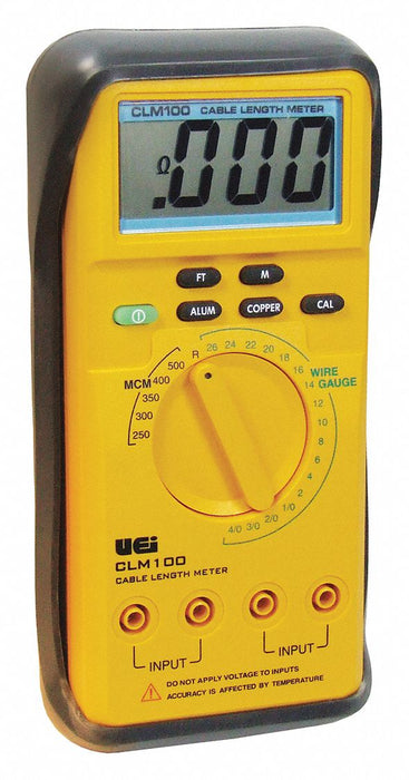 Cable Length Meter Measures ft