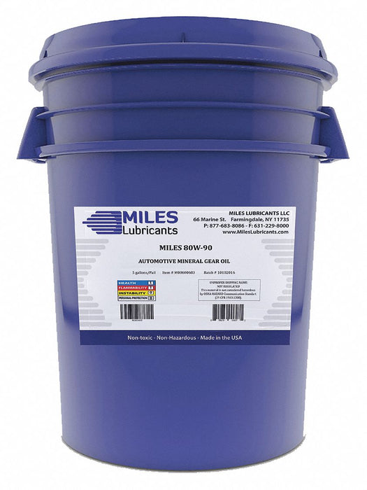 Gear Oil Yellow Pail 35 lb -30 deg.F