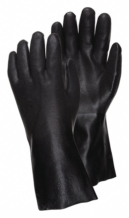 Gloves PVC L 12 in L Gauntlet PR PK12