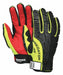Gloves L Hi Vis Yellow/Black/Red PR