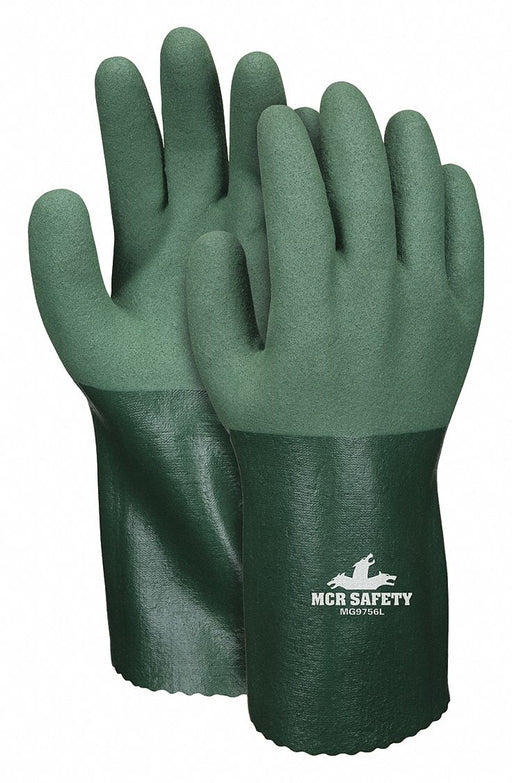 J5033 ChemResistantGloves Grn Gauntlet M PK12