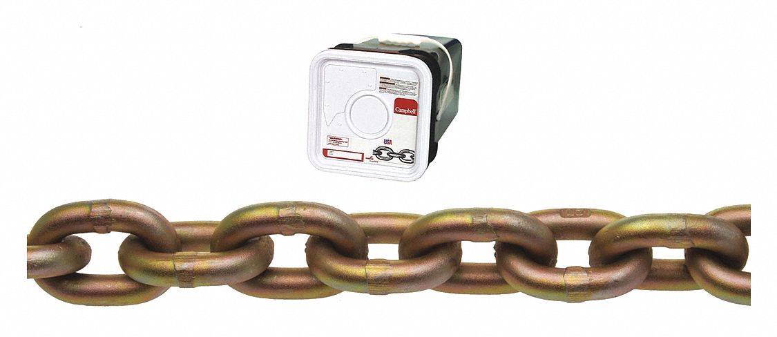 Straight Chain Crbn Steel 45 L 6 600 lb