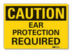 Caution Sign 7inx10in Non-PVC Polymer