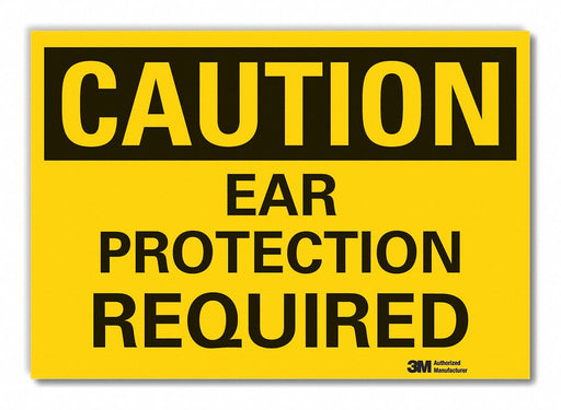 Caution Sign 7inx10in Non-PVC Polymer
