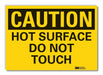 Caution Sign 7inx10in Non-PVC Polymer