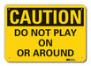 Accident Prevention Caution Sign 10x14in