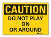Accident Prevention Caution Label 5x7in